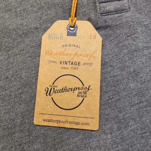 🆕️ Grey S/S Henley Tee, Men's M - Picture 3 of 8